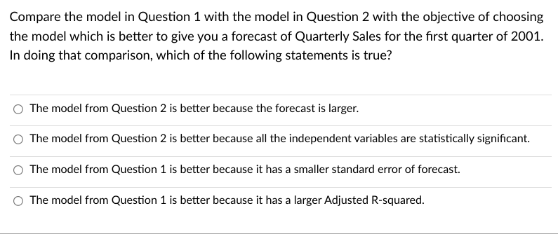 two seasonal dummy variables D.spring and D.summer. The corresponding regression equation for