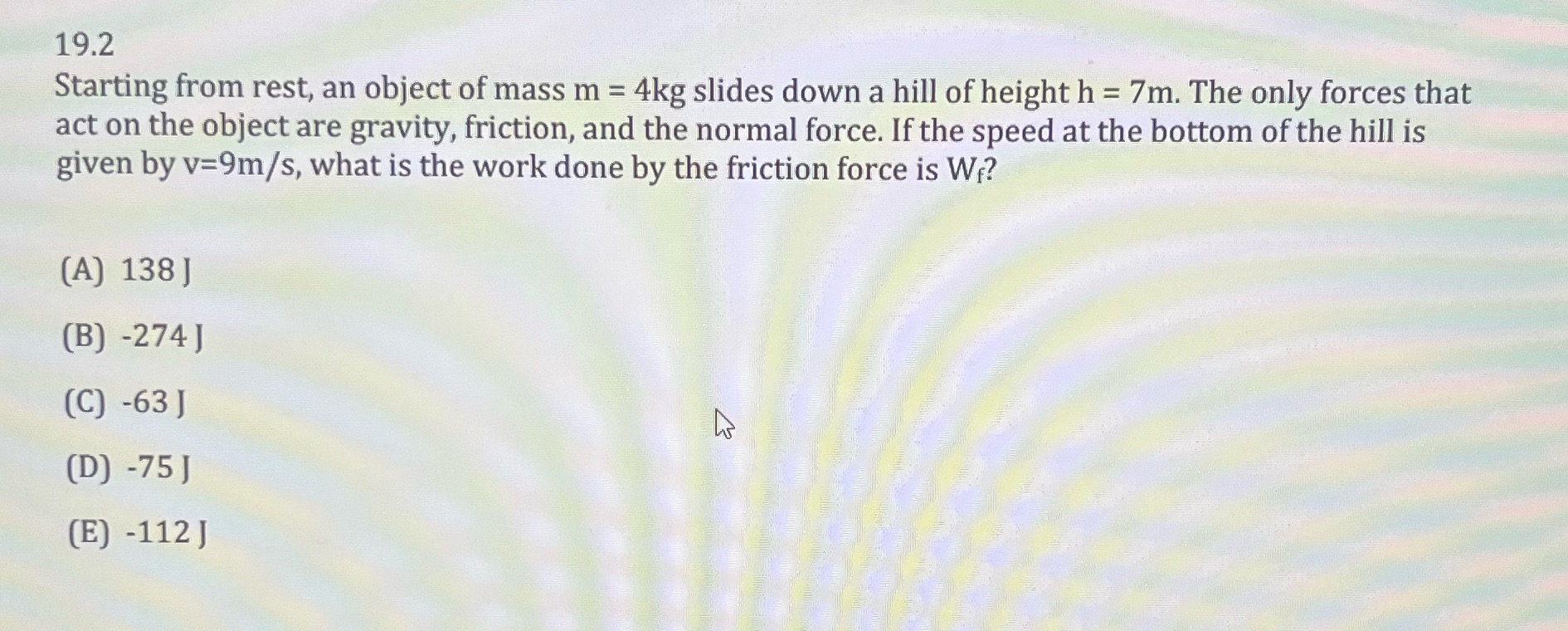 What are the steps on solving this problem? 19.2 Starting from rest,