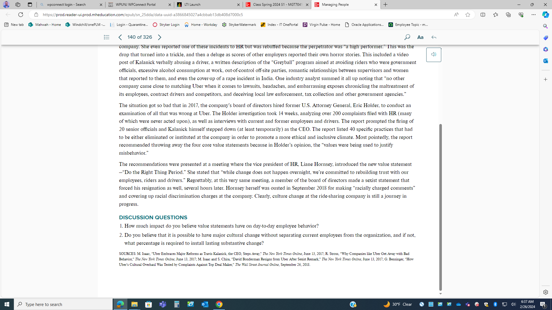 you & @ [ | wpconnectlogin- Search G %) httpsy//prod.reader-uiprod.mheducation.com/eg (5 Newtzo