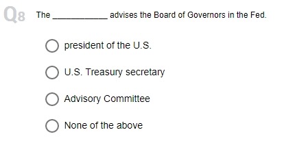 in the Fed? O 4 O 3 O7 O 10Q5 Who issued