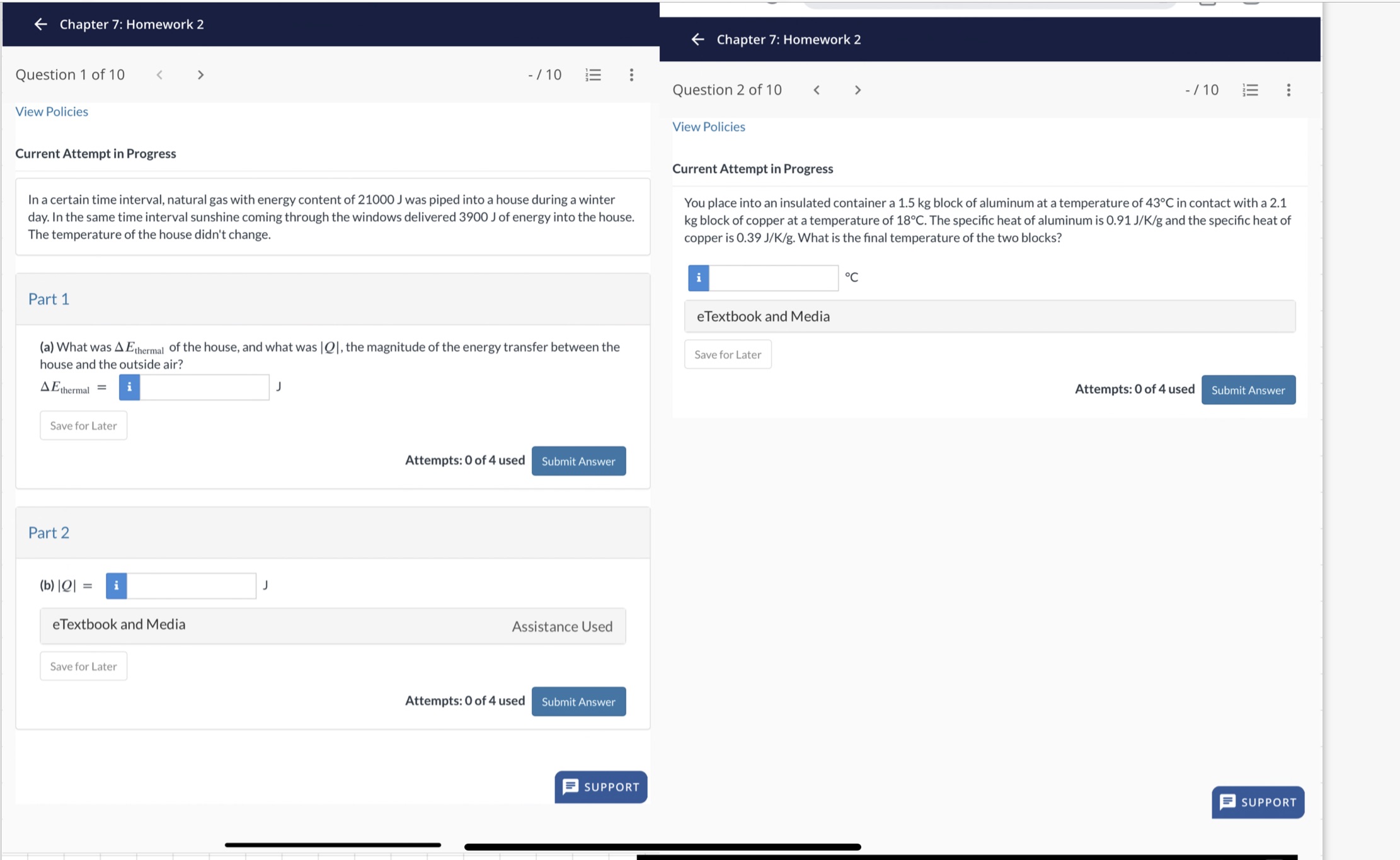 Chapter 7: Homework 2 Chapter 7: Homework 2 Question 1 of 10