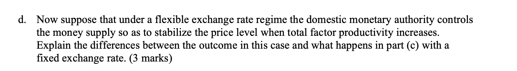 explanation? I would be very grateful! (Intermediate Macroeconomic) 5. Consider a monetary