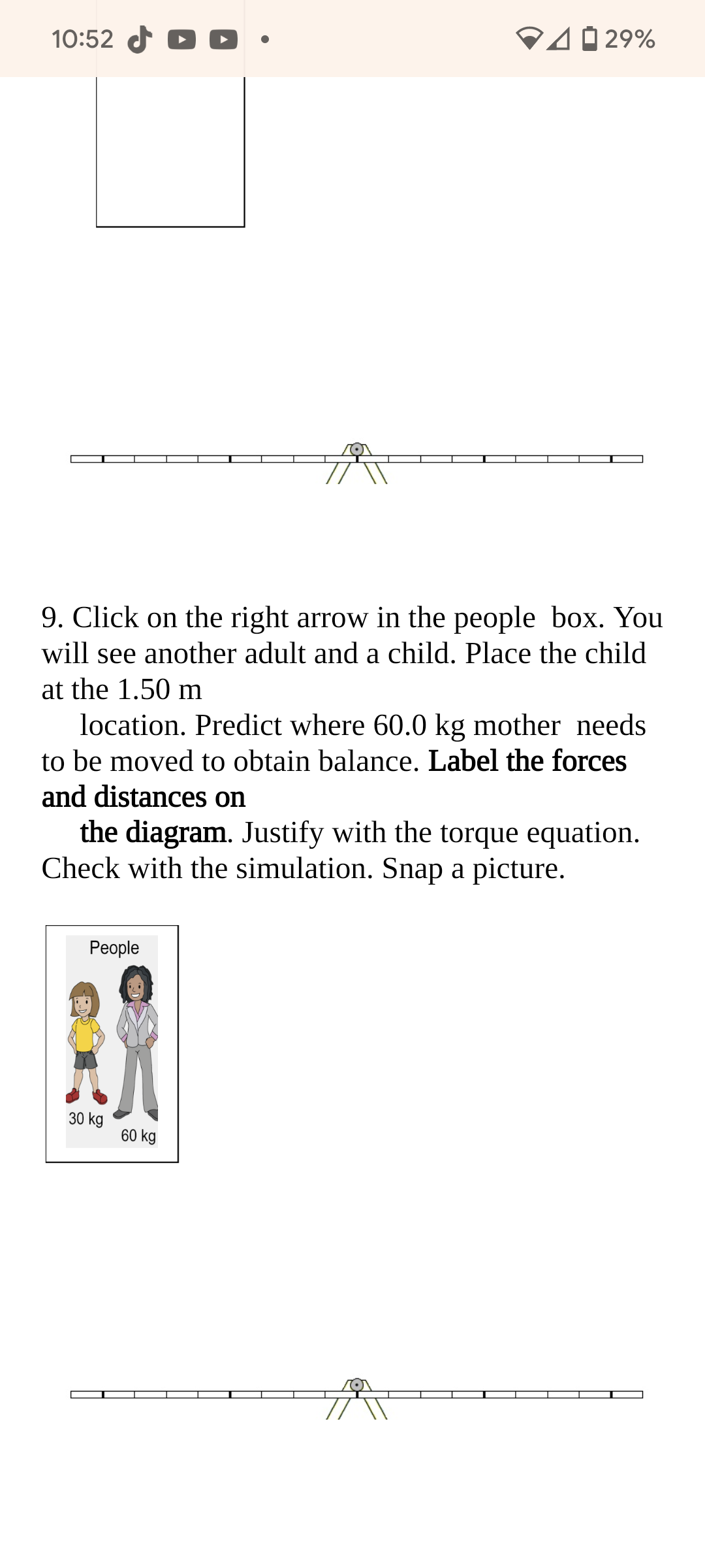 when you reach the Phet site. 1. Explore the Balancing Act Intro