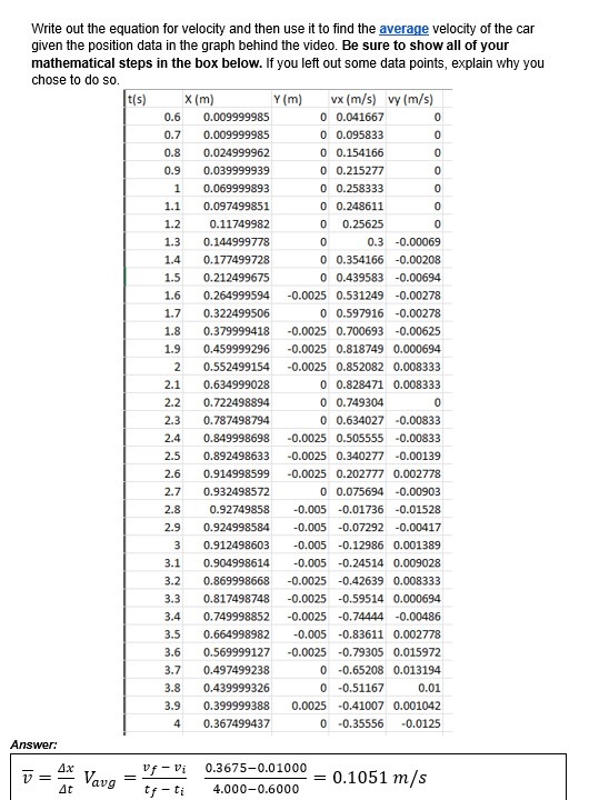 you! After reading through appendix A and B. write down the equation