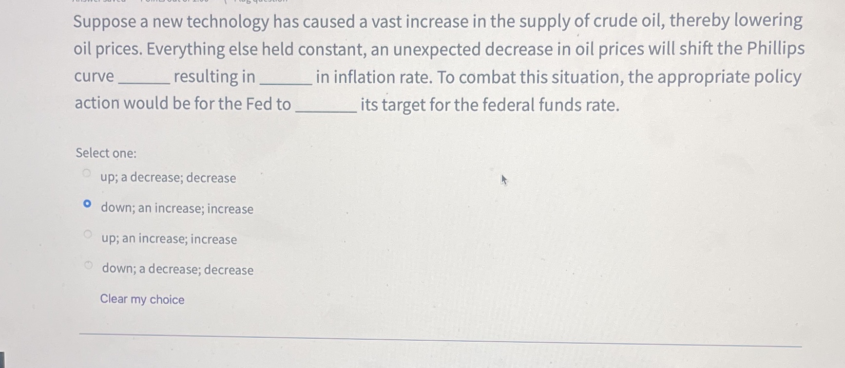 Suppose a new technology has caused a vast increase in the