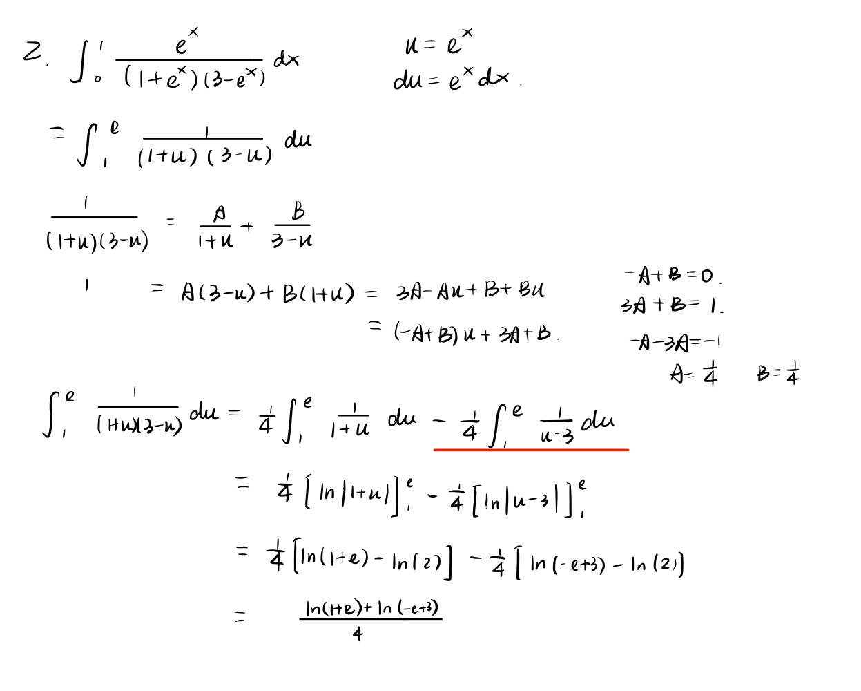 X 2. Jo Tite" ) 13- ex , dy e u