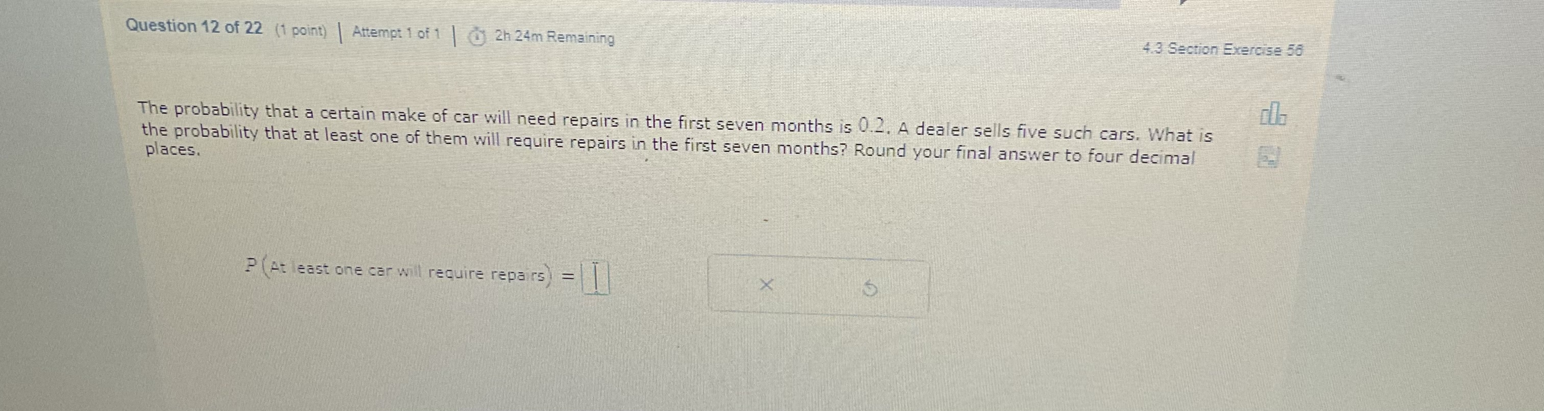 that a student is chosen at random from a class. Determine whether