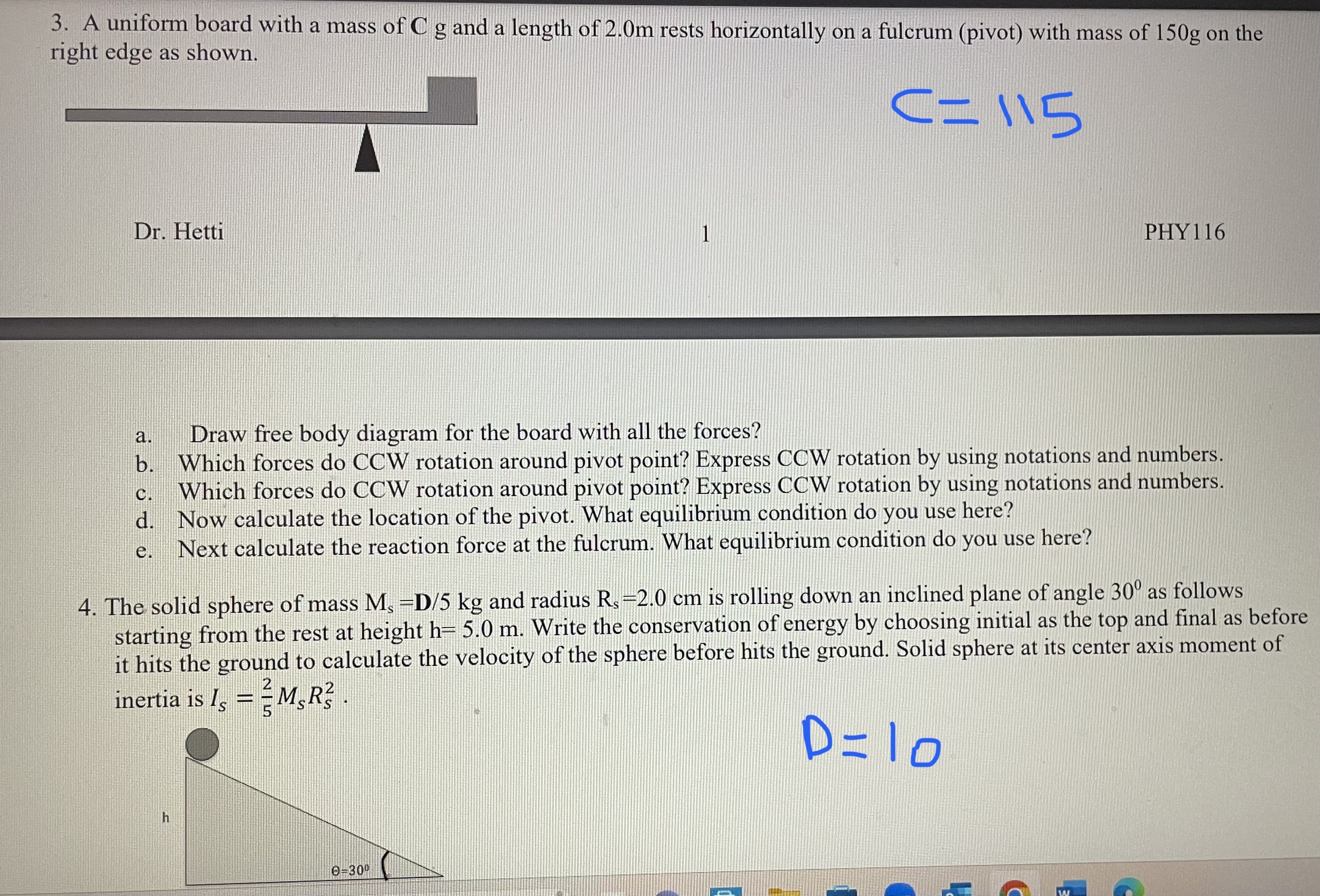 Please if you don't know how to do them, don't answer the