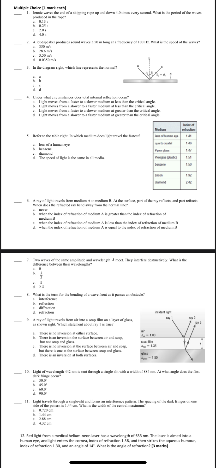 Answer the following questions PLEASE MAKE SURE ITS DONE ON PAPER PLEASE