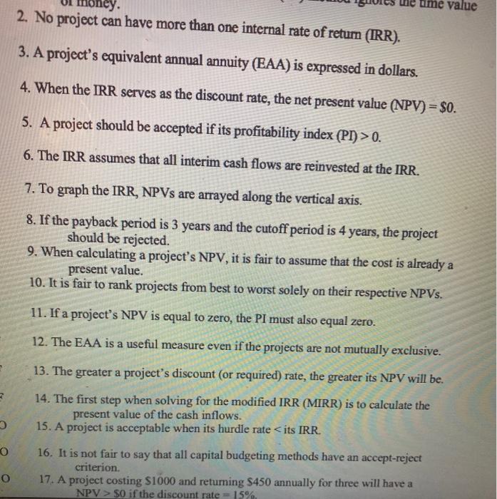  ume value 2. No project can have more than one internal