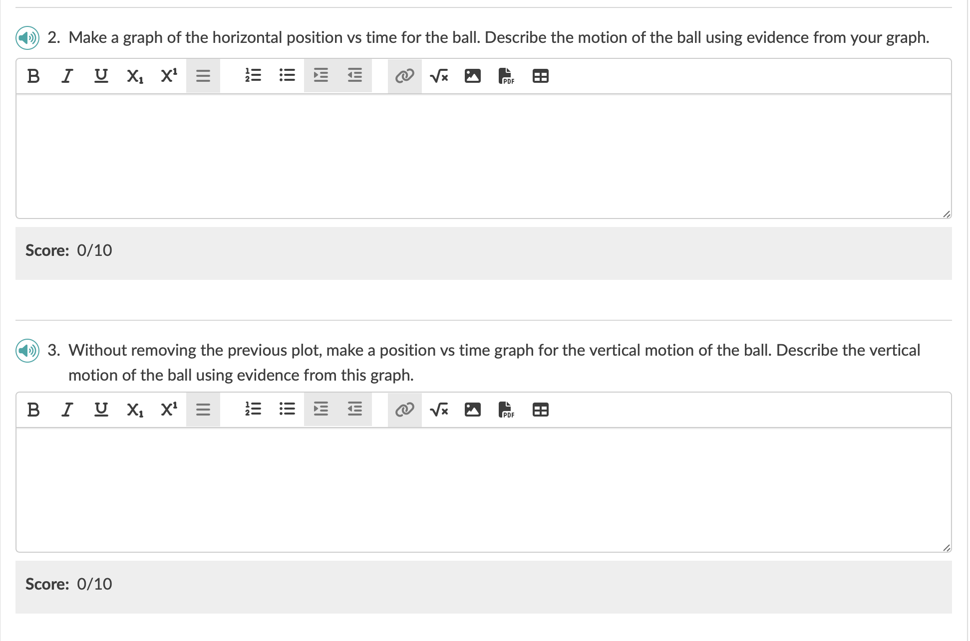 play/pause and step forward/backward controls to get the video to a point
