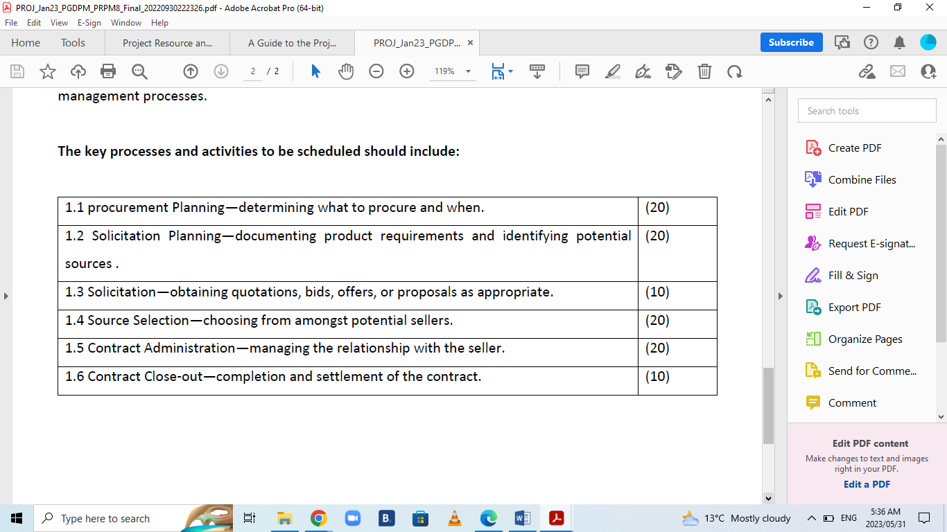 Edit View E-sign Window Help Tools Home Project Resource an... A Guide