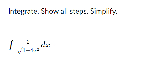 1 sin (u) Apply trignometry substitution; sin (u) @) ld 1 du