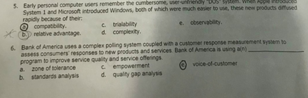 5. Early personal computer users remember the cumbersome, user.unfriendly "DOS system.