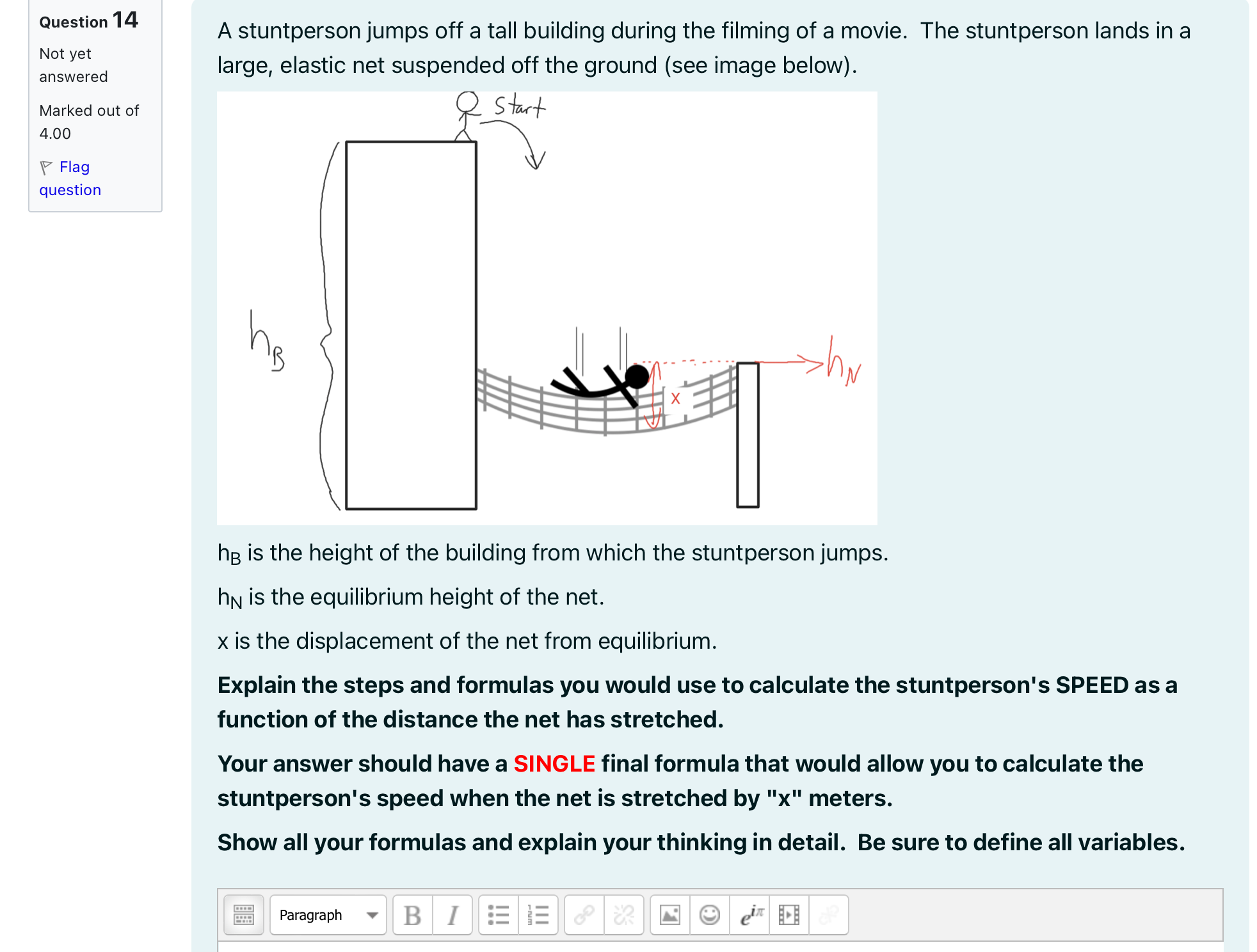 Assume Friction Not yet answered is present in this system. Marked out