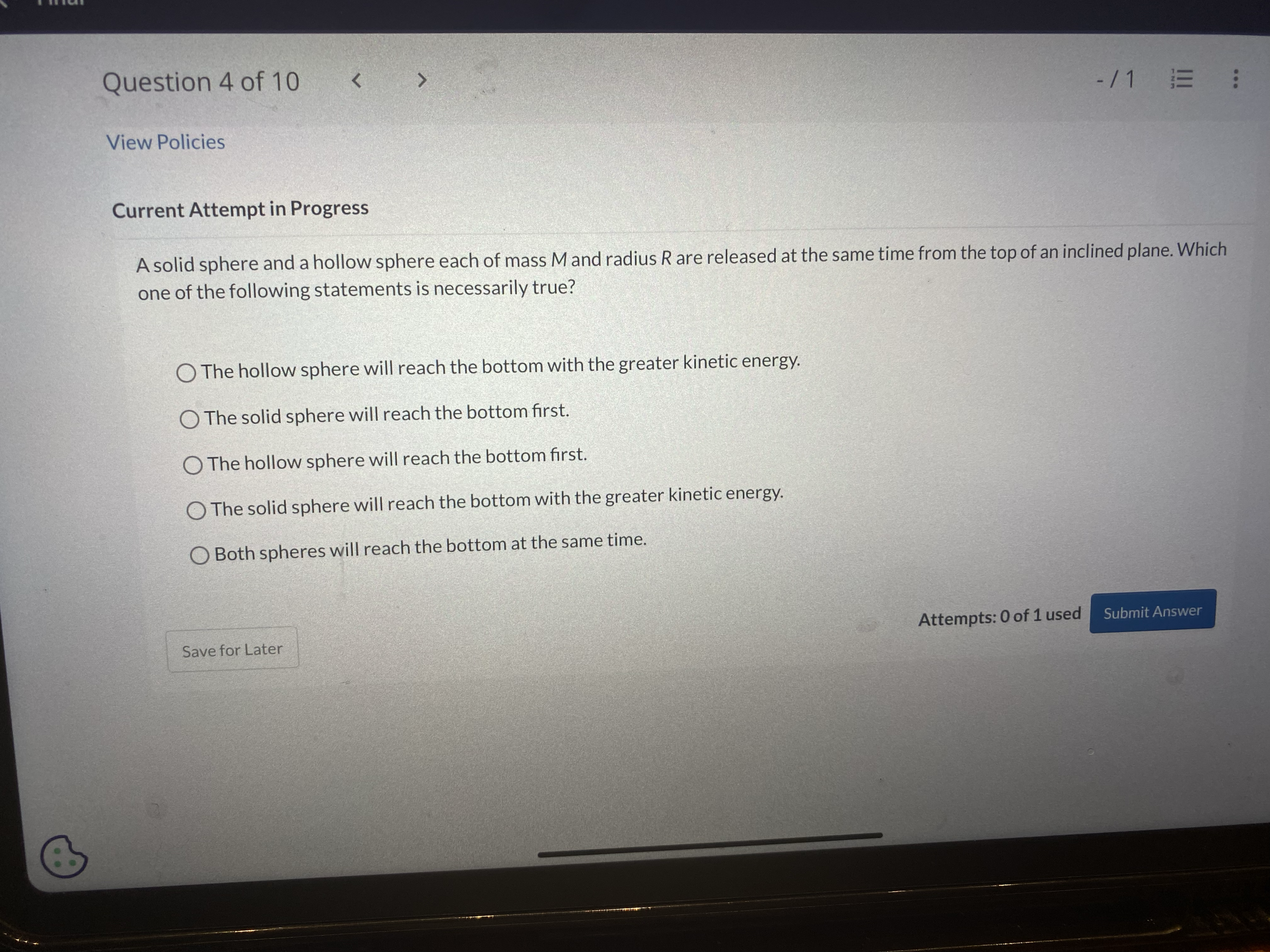 beginning of the 8.0 s interval? 7.0 rad/s O 23.5 rad/s 32.5