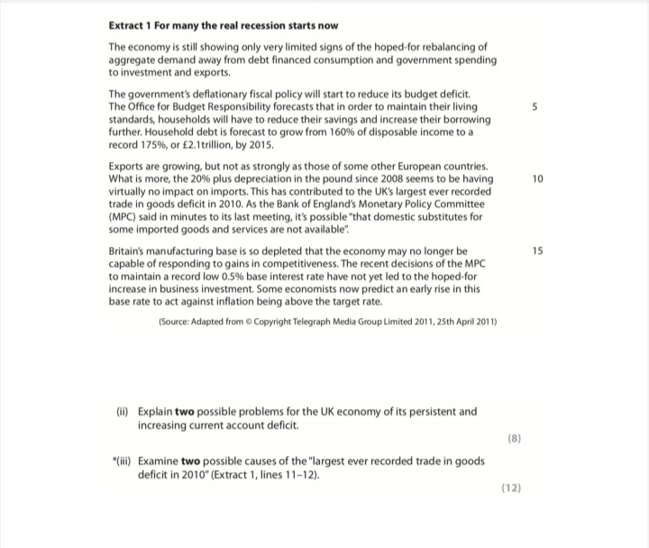 current account of the balance of payments of changes in consumption, investment