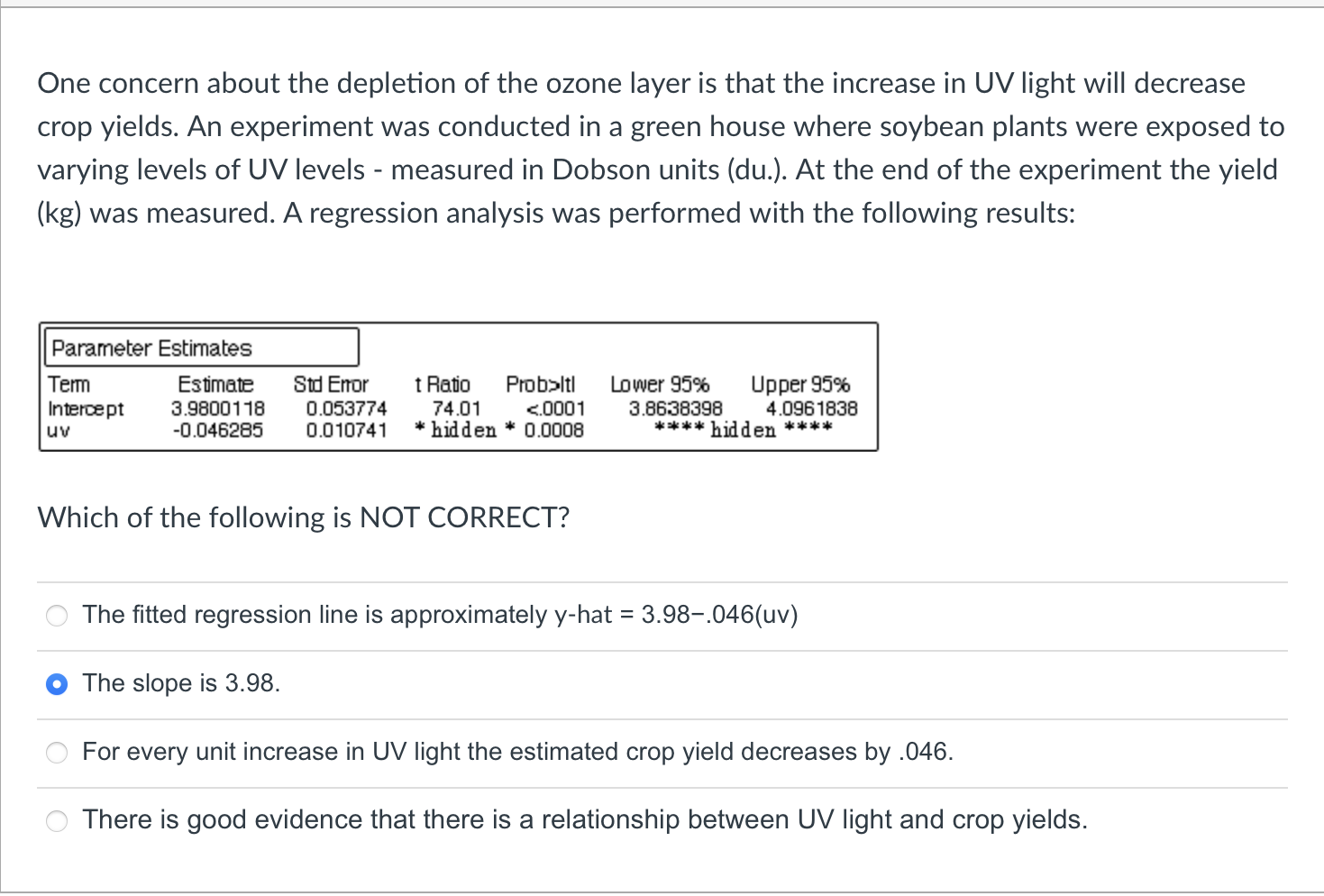 for part b to receive full credit: 1) the appropriate null and