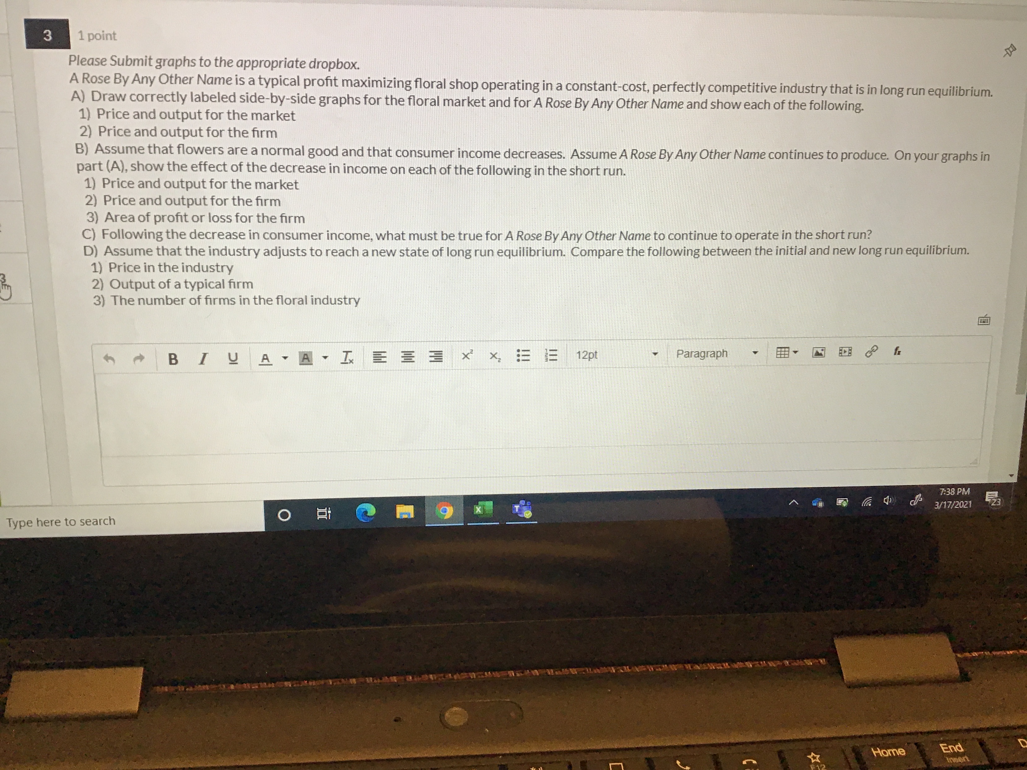 How do I answer this question 3 1 point Please Submit graphs