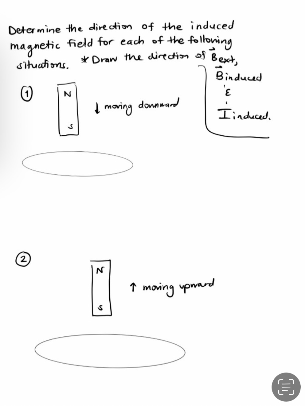 Answer question 1 & 2, with clear typed or writing answer and