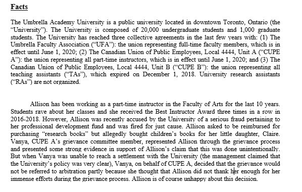 Facts The Umbrella Academy University is a public university located in downtown