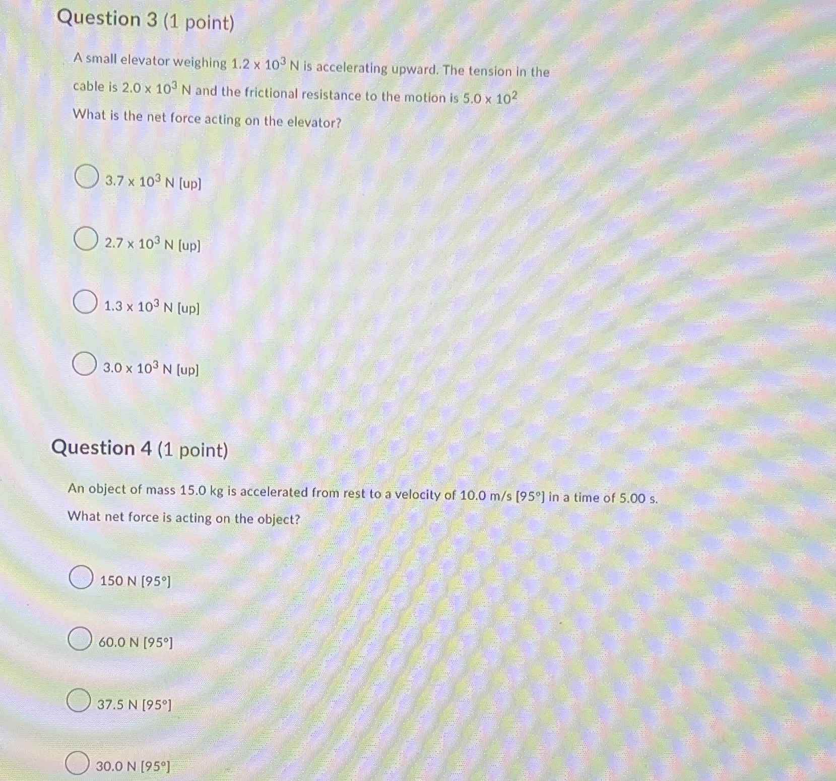 box is not What forces are acting on the box and in