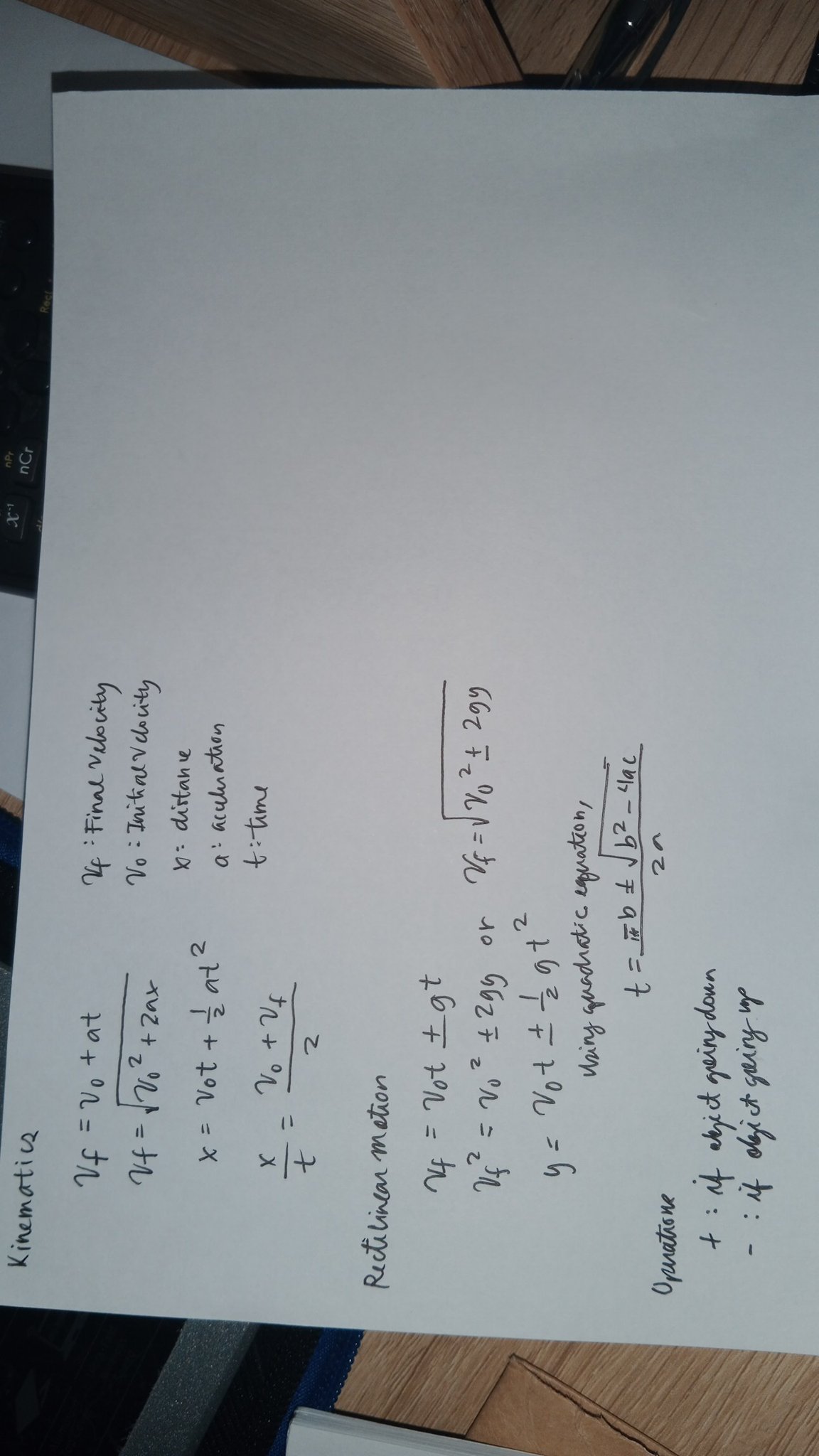 with detailed solution formulas given used it handwritten neat and clean Kinematics