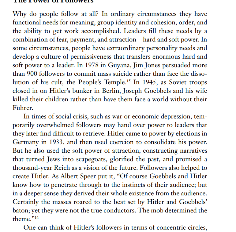 challenges and benefits of power and leadership advanced in the articles? Section