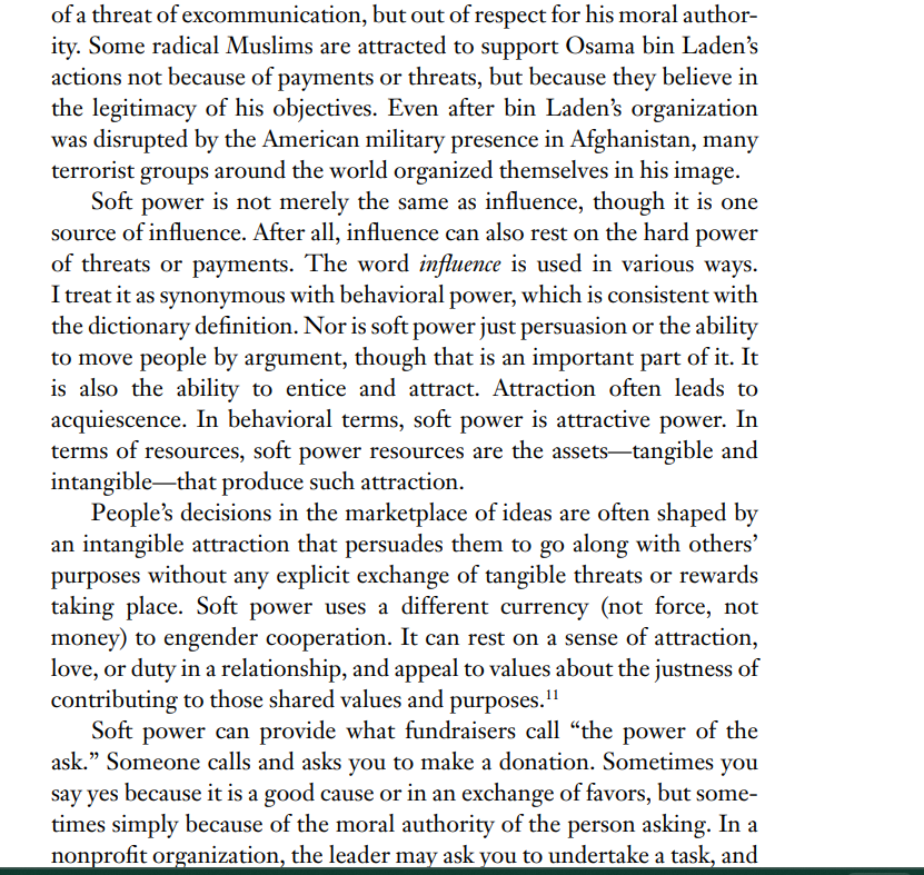 leadership and power found in all 4 articles? Section 3: - What
