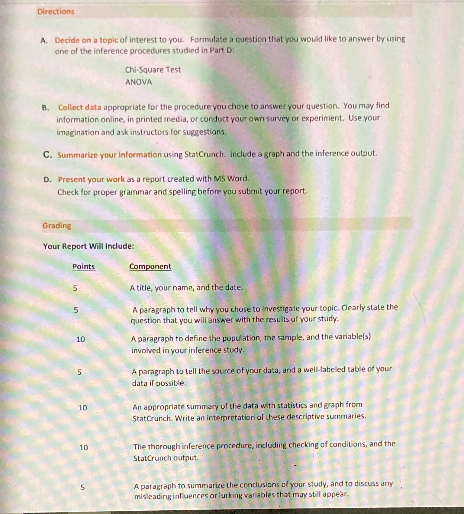 It's a project Topic can be anything as long as it falls