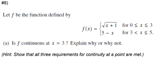 of discontinuities.#3) Find the limits from the graphs given. a) f(x) WINDOW