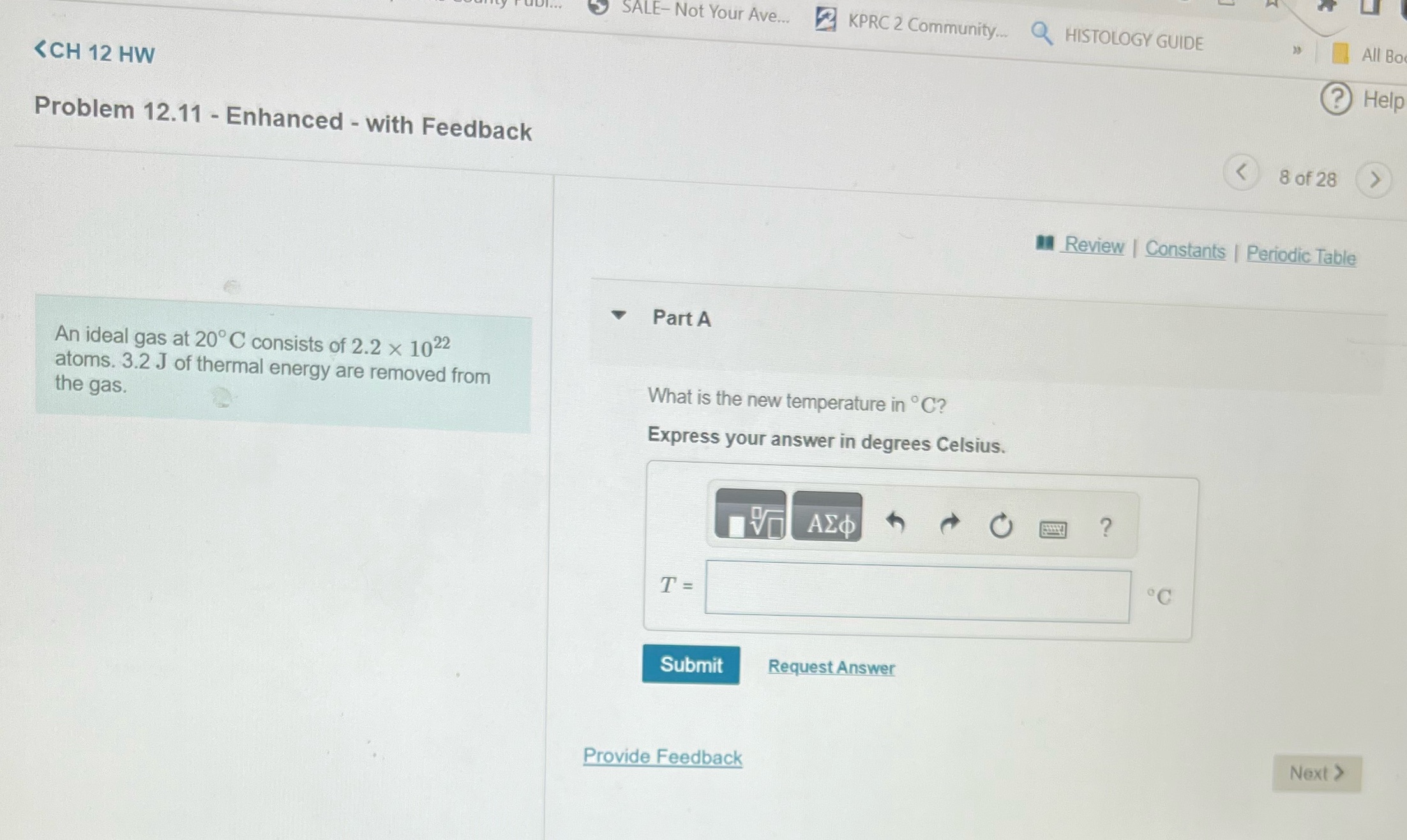 L 12 HW Problem 12.11 - Enhanced - with Feedback An ideal
