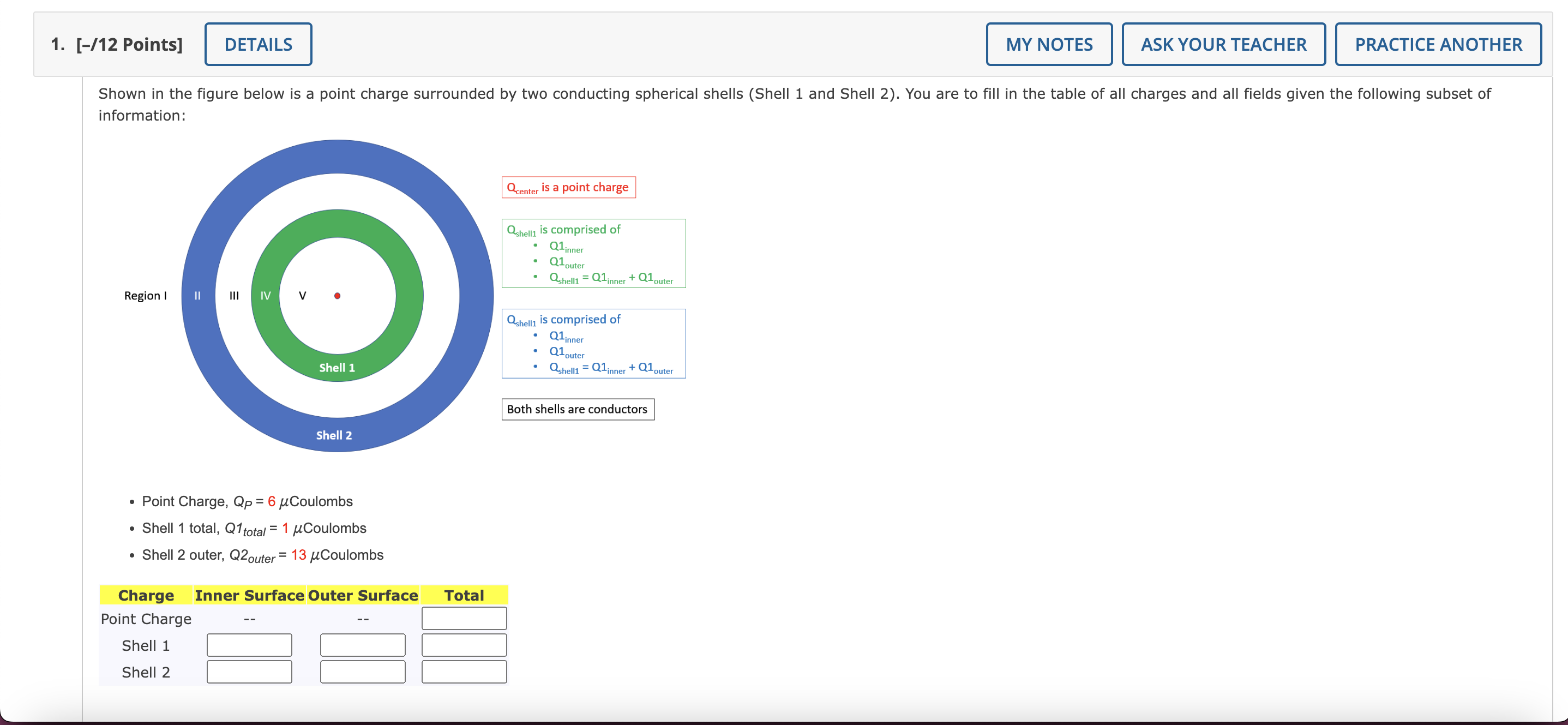  1. [-/12 Points] DETAILS MY NOTES ASK YOUR TEACHER PRACTICE ANOTHER
