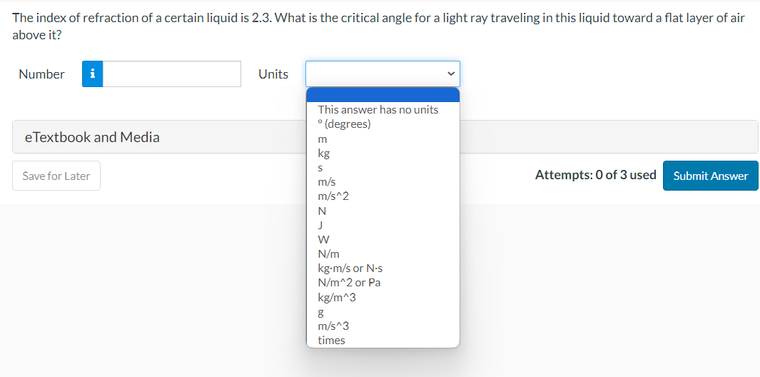 the top of the tank, can just see corner E. A ray