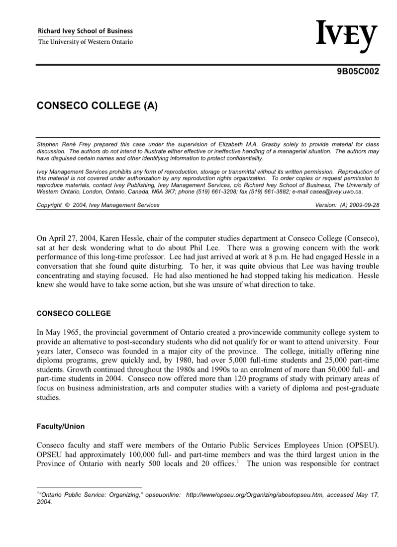 faculties across Ontario had gone on strike for a two-month period. The