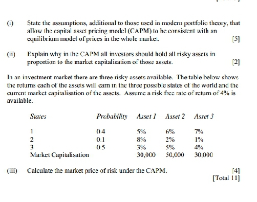 please help me obtain correct solutions for this quiz State the assumptions,