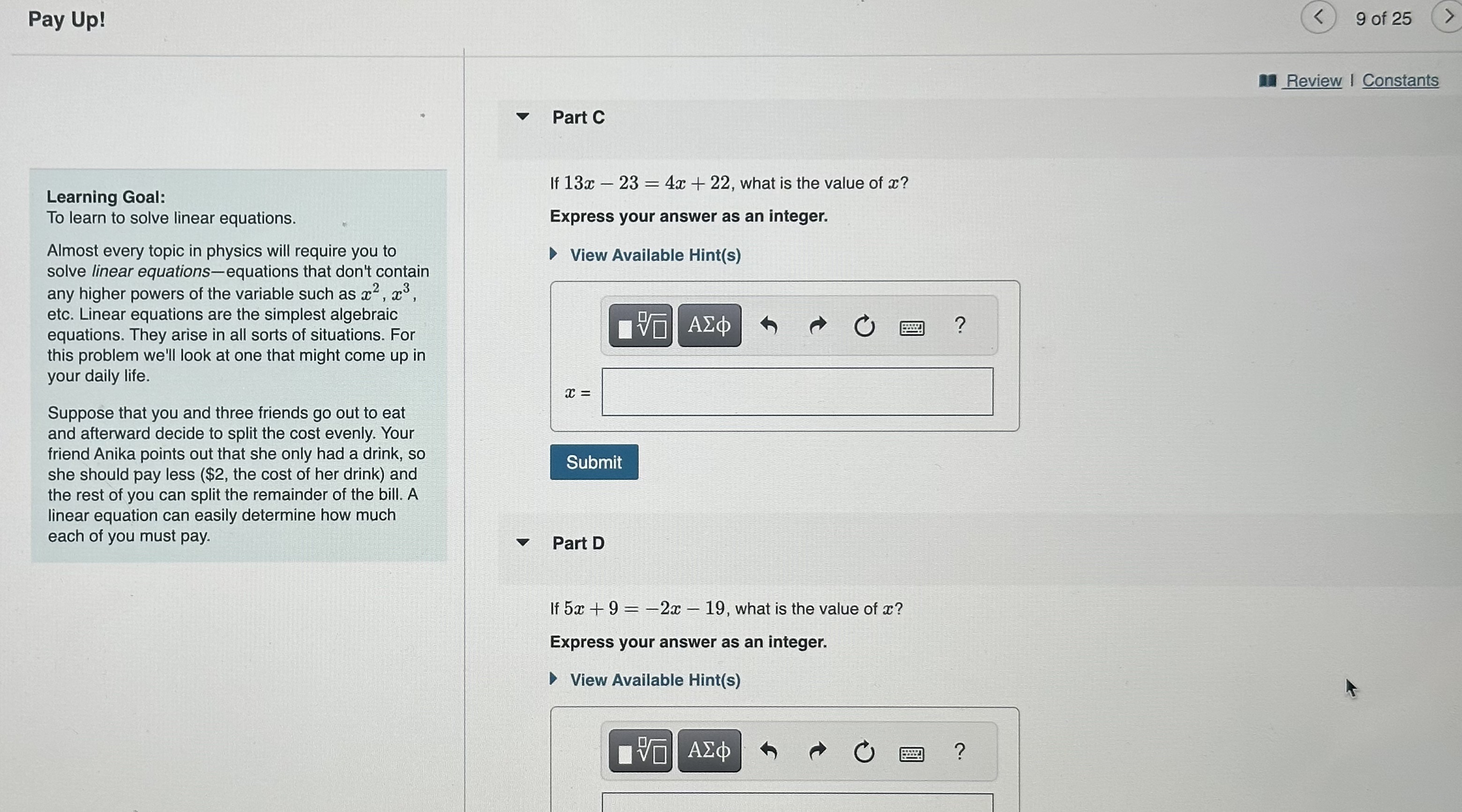 blocks and rod assembly move upward at constant velocity. The force in