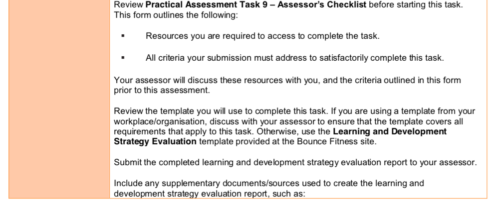 indicators in your organisational context. Outcomes must be measured by accessing performance