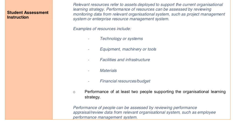 least two plans for improving organisational learning strategy based on: Results of