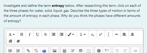 States simulation and click on water under atoms of molecules and change