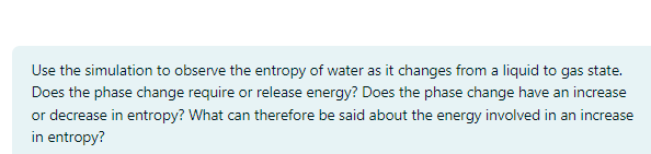 the settings so that the water is at 0 'C as shown