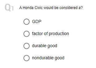 resources O Goods\fQ8 Pursuing a higher education is an example of acquiring