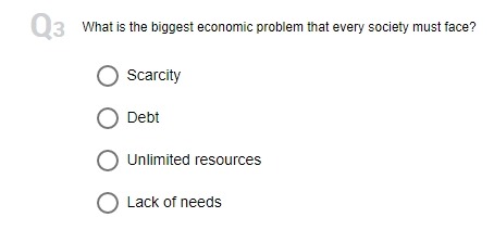 Goods O Natural Resources\fQ2 All of the following demonstrates acquiring human capital