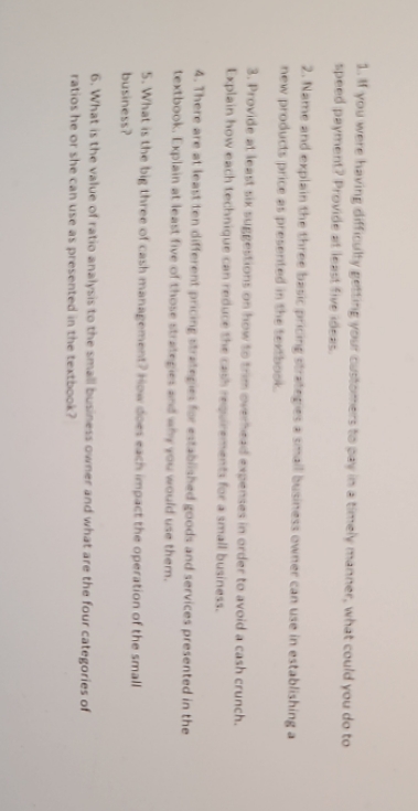 Please answer the questions below. 1. If you were having difficulty getting