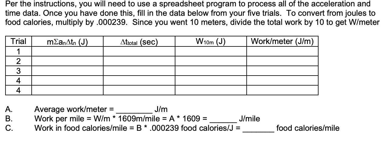 Per the instructions, you will need to use a spreadsheet program