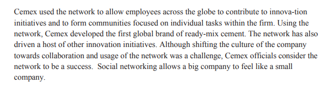 engage employees, custom-ers, and suppliers and to deepen interactions between these groups