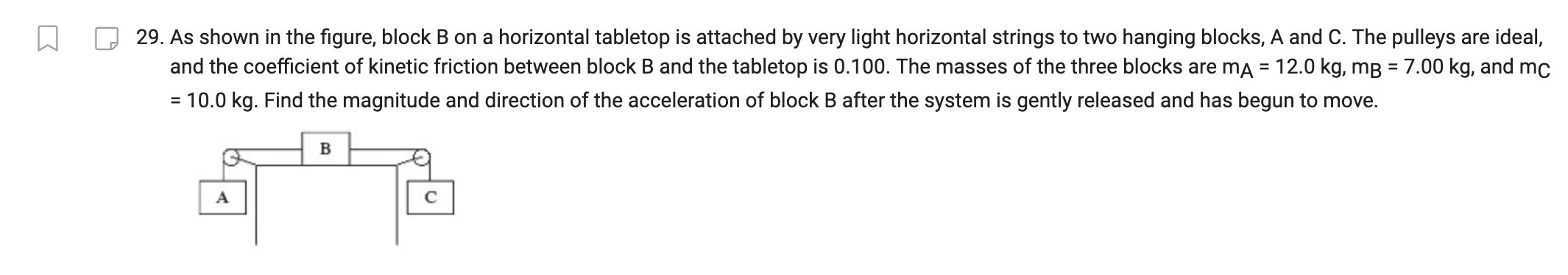 on the proton?19. Avew light wire is used to hang a series