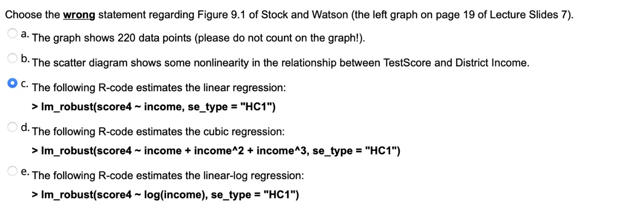 Solve the following attachments Choose the wrong statement regarding Figure 9.1 of