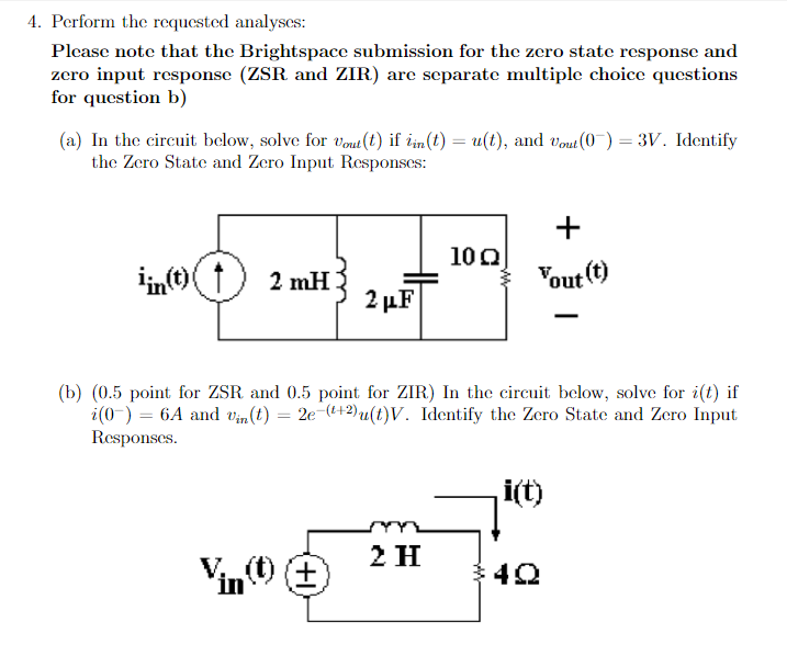  4. Perform the requested analyses: Please note that the Brightspace submission