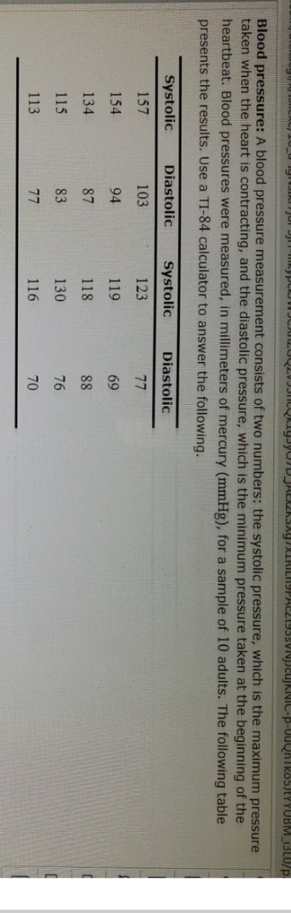 not sure what formula to use. do I add the systolic rows